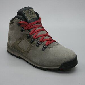 Timberland Men's 7.5 Scramble Gray Suede Leather Hiker Trail Ankle Boots - A1ZV7
